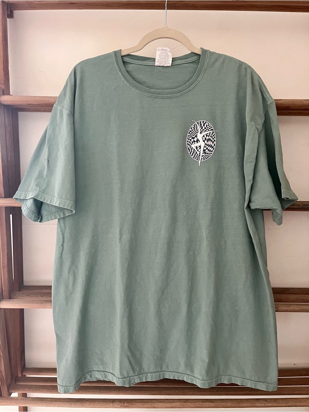 DMB Dave Matthews Band Warped Firedancer T-Shirt Sage Green Size XL